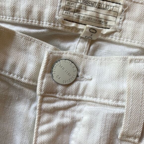 Current Elliott white ripped jeans Size 26 - Picture 3 of 5